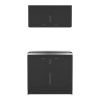 Cabinet Set Zeus, Garage, Black